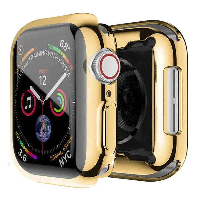 Screen Protector for Apple Watch Case Ultra 2 49 41 44 40 45 42Mm TPU Bumper Cover Accessories for Iwatch Series 10 9 8 7 SE 6 4