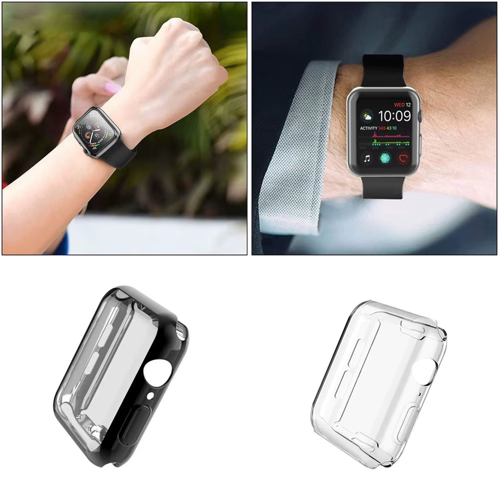 Screen Protector for Apple Watch Case Ultra 2 49 41 44 40 45 42Mm TPU Bumper Cover Accessories for Iwatch Series 10 9 8 7 SE 6 4